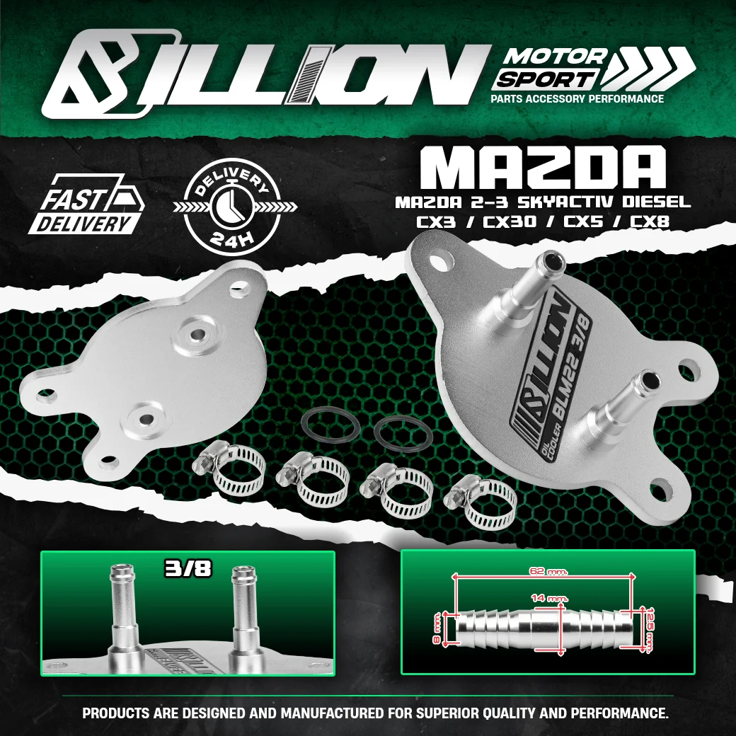 Billion อแดปเตอร์ออยเกียร์ CVT สำหรับ MAZDA 2 / 3 Sky Diesel / CX-3 / CX-30 / CX-5 / CX-8
