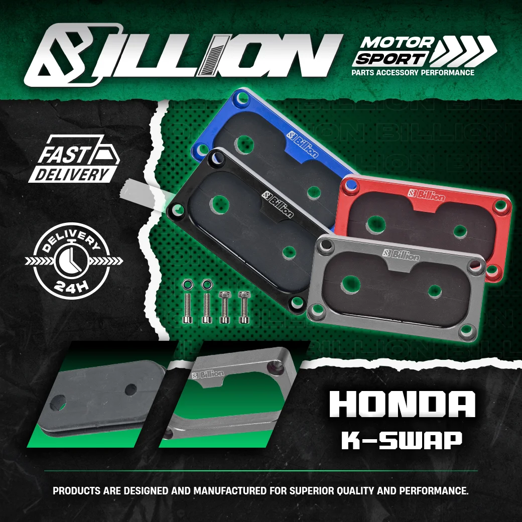 Billion Adapter Firewall สายเกียร์ Honda เครื่อง K-Swap [BLACK]