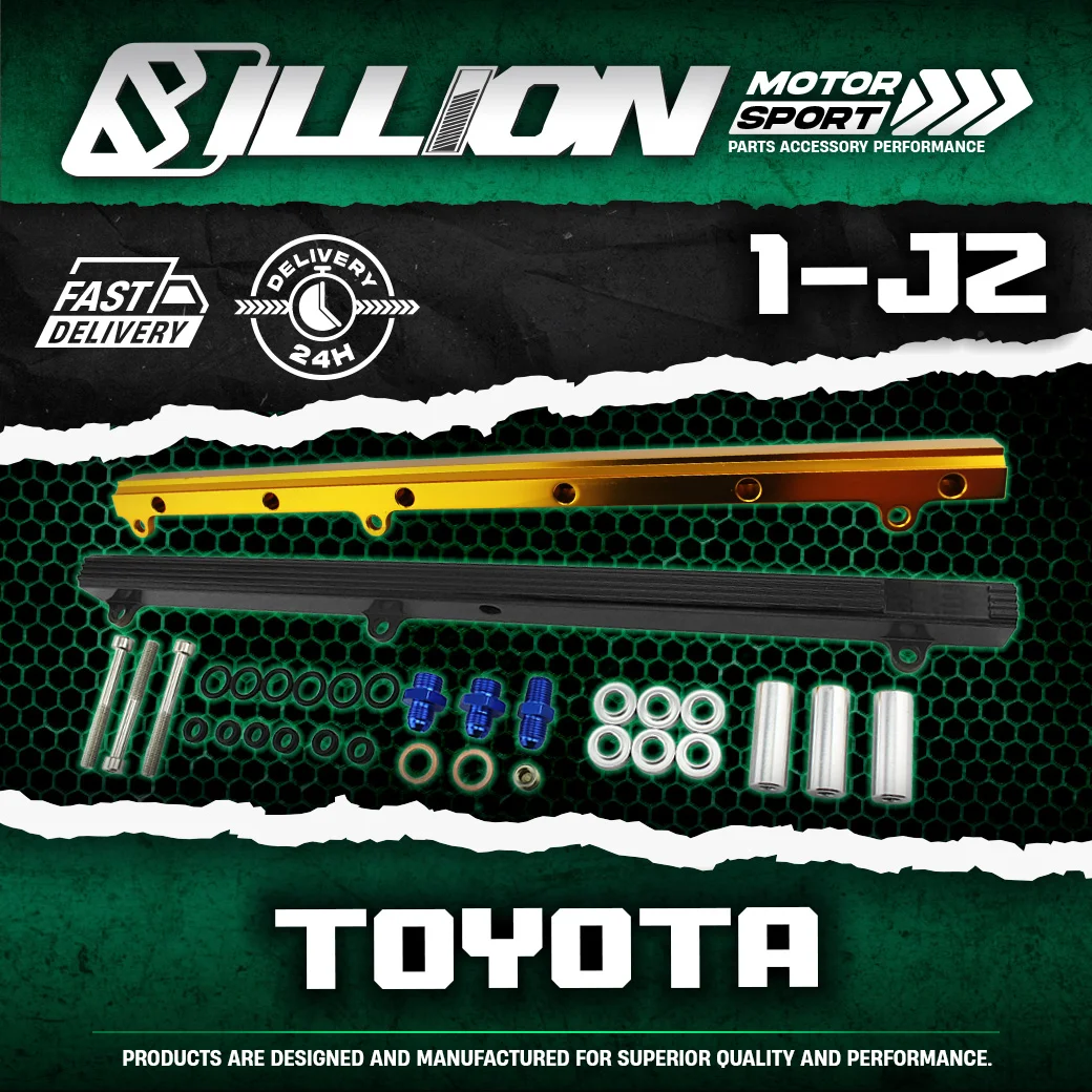 Billion รางหัวฉีด Toyota เครื่อง 1JZ [BLACK]