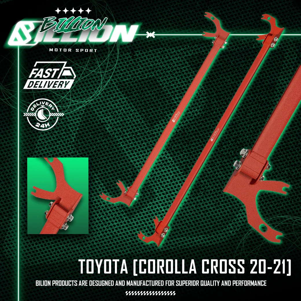 ค้ำโช๊คหน้า Billion สำหรับ TOYOTA Corolla Cross (2020–2021)