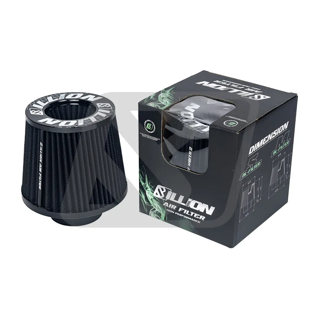 กรองอากาศ Billion Black V1 Air Intake Filter 64mm. (2.5 inch)