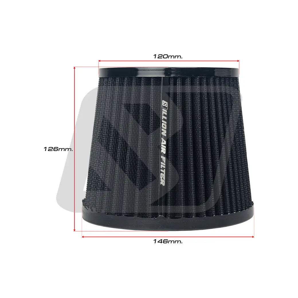 กรองอากาศ Billion Black V1 Air Intake Filter 64mm. (2.5 inch)
