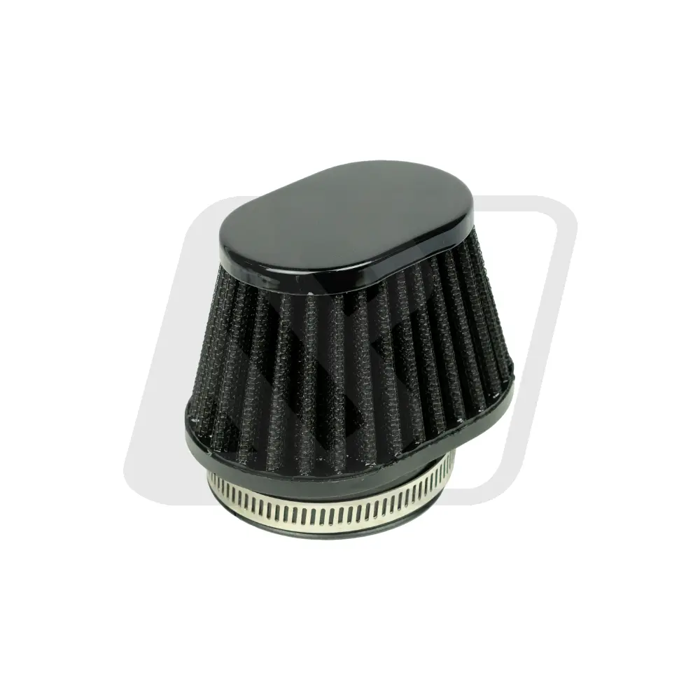 กรองอากาศ Billion Black ทรงรี Air Intake Filter | 60mm