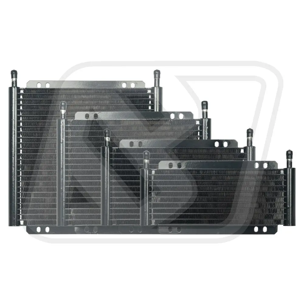 Transmission Oil Cooler Kit ชุดออยคูลเลอร์น้ำมันเกียร์อัตโนมัติ Billion Black(11ROW)-1