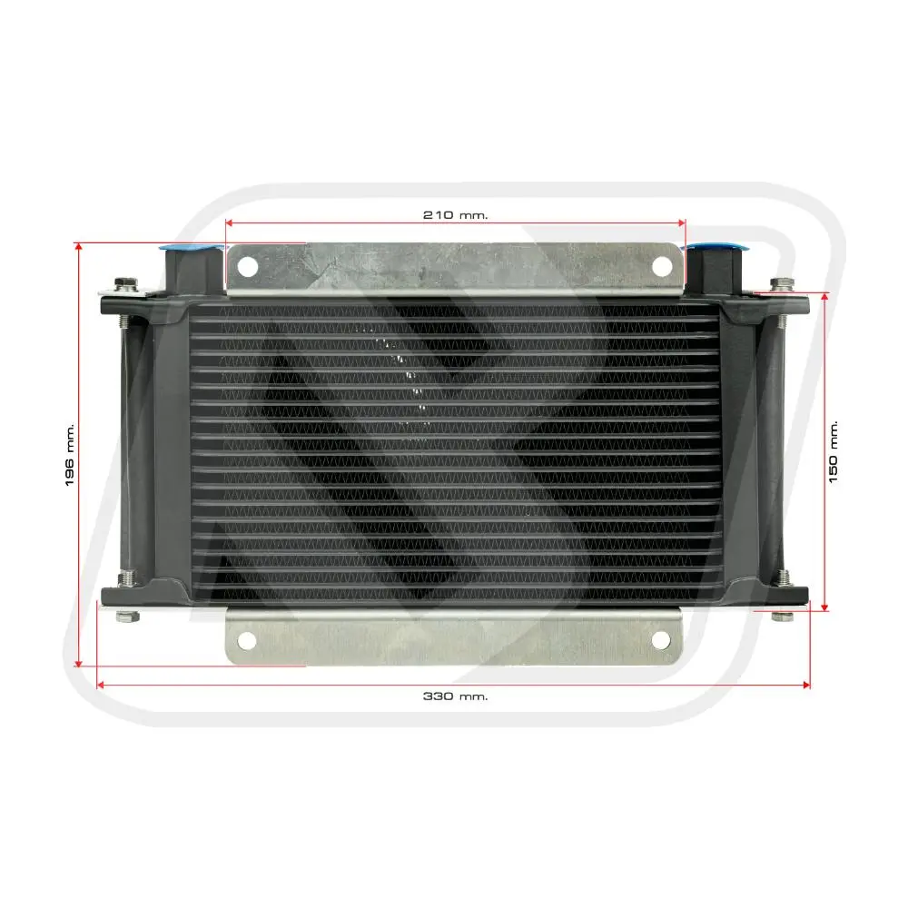 Billion Oil Cooler Kit 19Row AN10 + Dual Electric Fans | ชุดออยคูลเลอร์ USDM