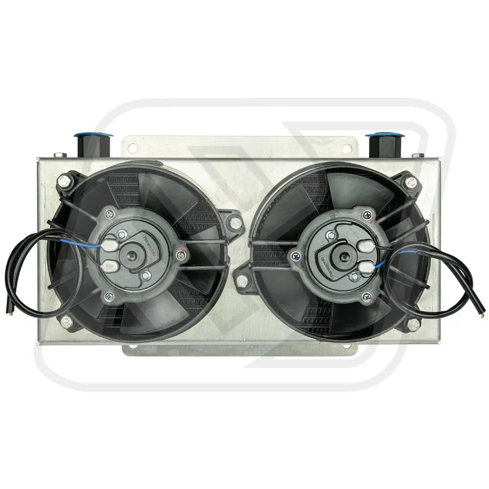 Billion Oil Cooler Kit 19Row AN10 + Dual Electric Fans | ชุดออยคูลเลอร์ USDM