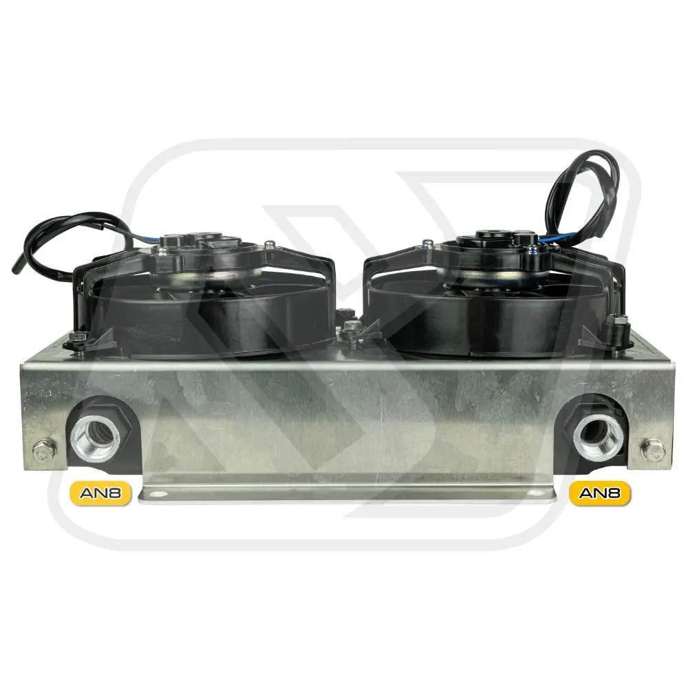 Billion Oil Cooler Kit 19Row AN10 + Dual Electric Fans | ชุดออยคูลเลอร์ USDM