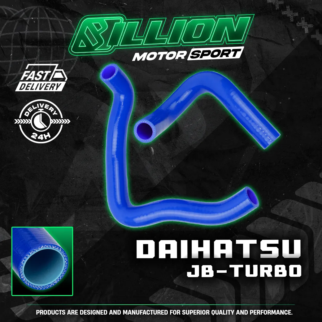 ท่อน้ำ Billion Daihatsu JB Turbo (2 ชิ้น) (BLUE)