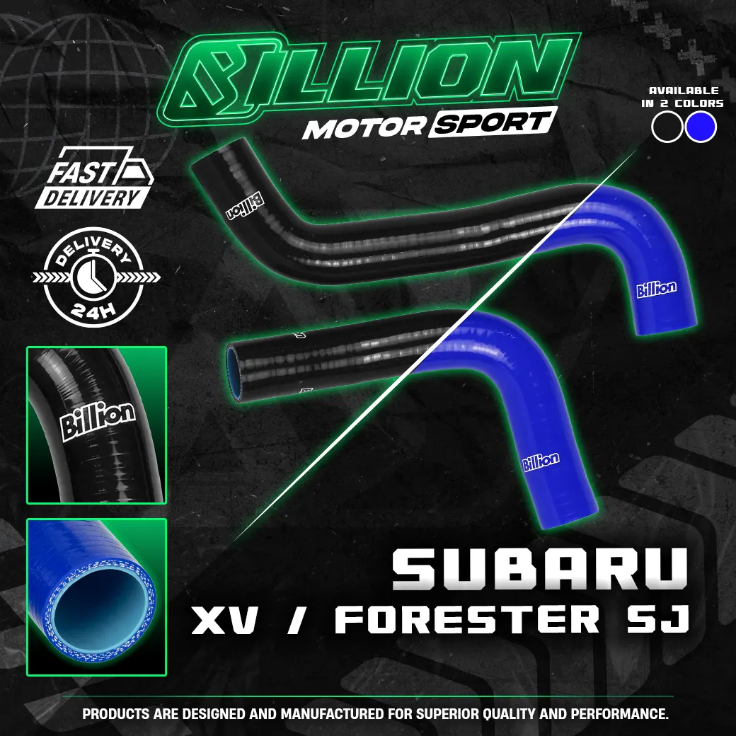 ท่อน้ำ Billion Subaru XV / Forester SJ (2 ชิ้น) – BLACK