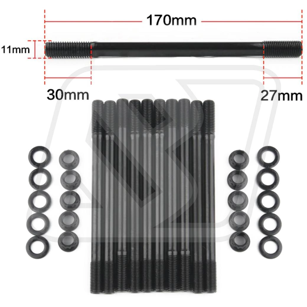 น็อตฝาสูบ Billion HONDA K20 Head Studs ชุดน็อตฝาเครื่อง K-Series สำหรับรถแต่งแรงสูง