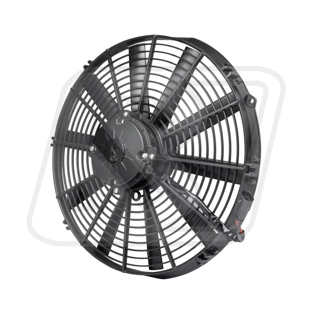 พัดลมไฟฟ้าระบายความร้อน Billion Flow 2200 12V 15 นิ้ว ใบตรง แบบเป่า (Straight Blade Pusher Fan)