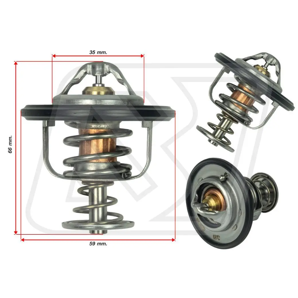 วาล์วน้ำ Billion Thermostat 68° [Part No. 90916-03129] สำหรับ Toyota Altis, Camry, Wish 1-3ZZFE, 1-2AZFE, 2ARFE, 1MZ, 1-3ZR