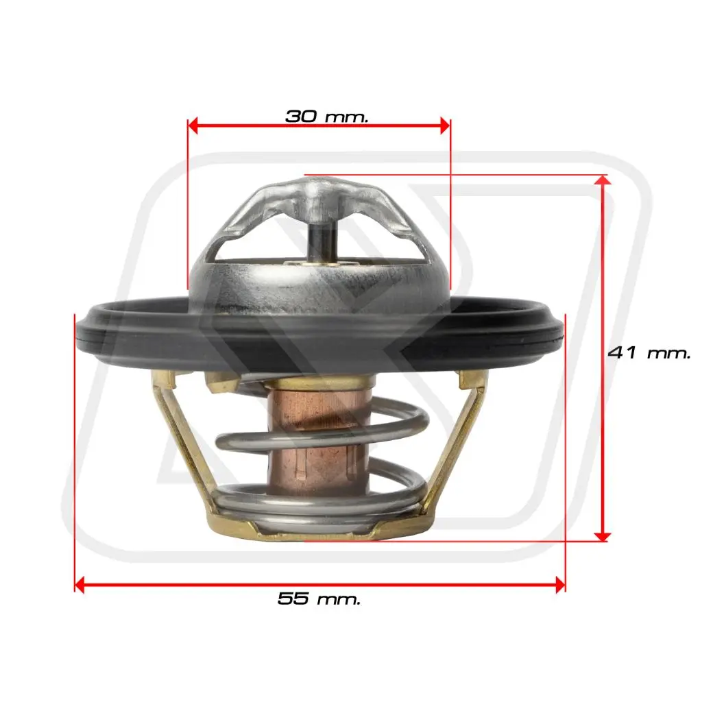 Billion Thermostat 68° วาล์วน้ำ Billion 68 องศา [Part No. 19300-679-003] สำหรับ MITSUBISHI, MAZDA, HYUNDAI, SUZUKI, KIA, รวมถึง Honda K20-K24 (KT CNC)
