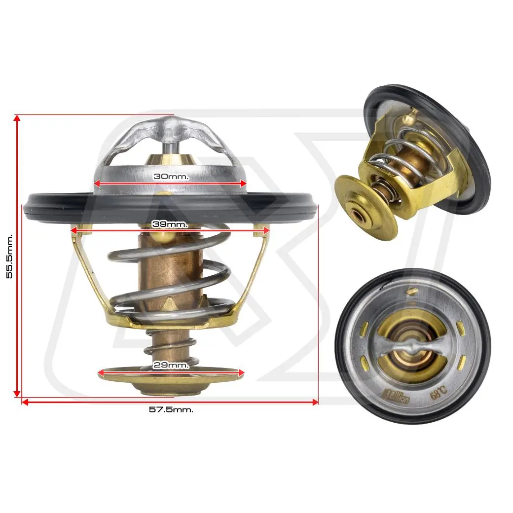 Billion Thermostat 68° วาล์วน้ำ Billion 68 องศา [Part No.21200-58G04] Nissan BIG-M BDI TD27 D21 FRONTIER TD27 MARCH-1