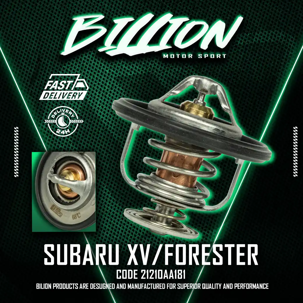 Billion Thermostat 68° วาล์วน้ำ Billion 68 องศา [21210AA181] สำหรับ Subaru XV, Forester 2.0i, LEGACY 12