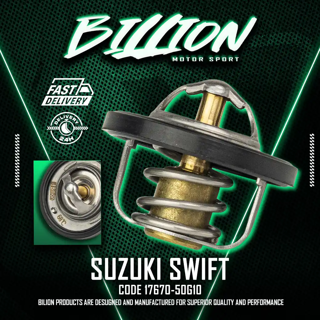 Billion Thermostat 68° วาล์วน้ำ Billion 68 องศา [17670-50G10] สำหรับ Suzuki Swift 1.2 ECO
