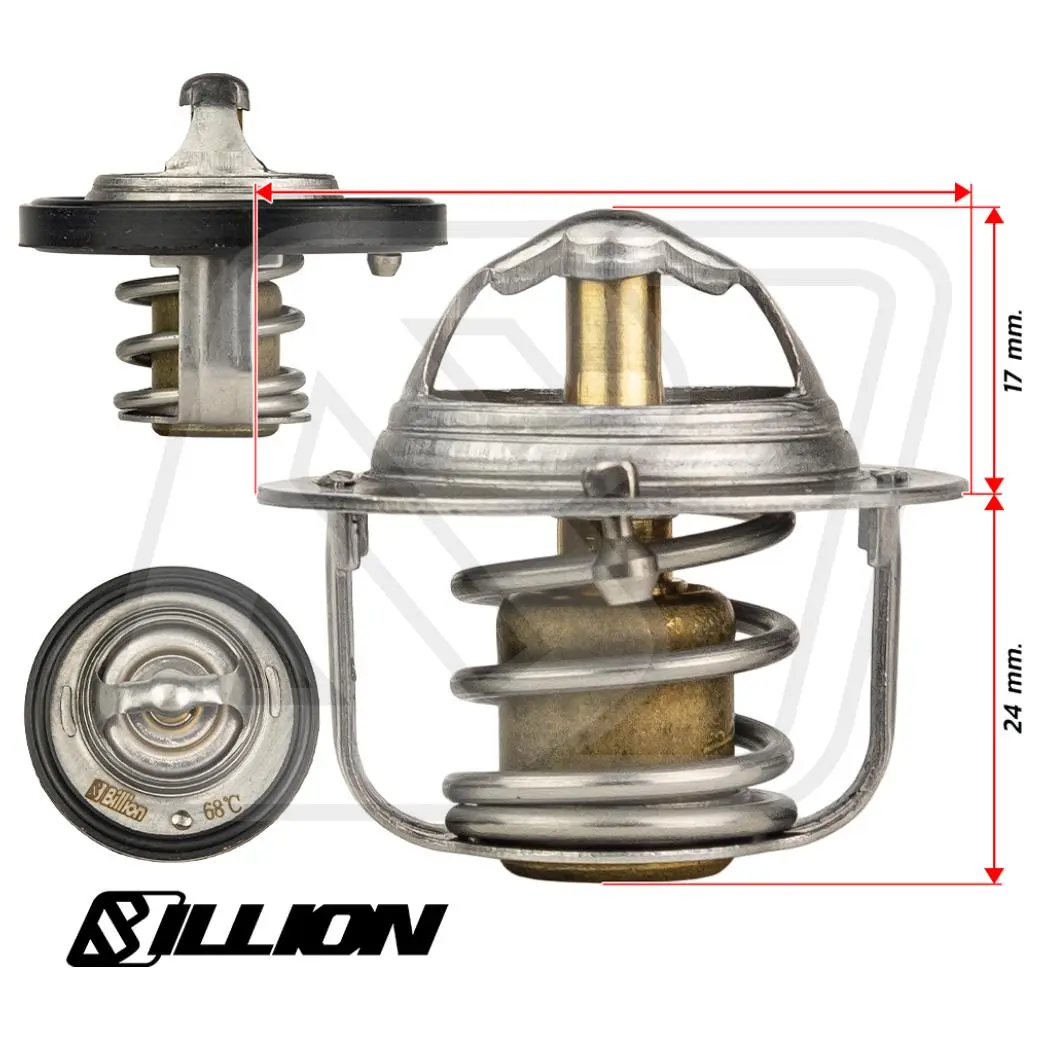 Billion Thermostat 68° วาล์วน้ำ Billion 68 องศา [Part No.17670-50G10] Suzuki Swift 1.2 ECO-1