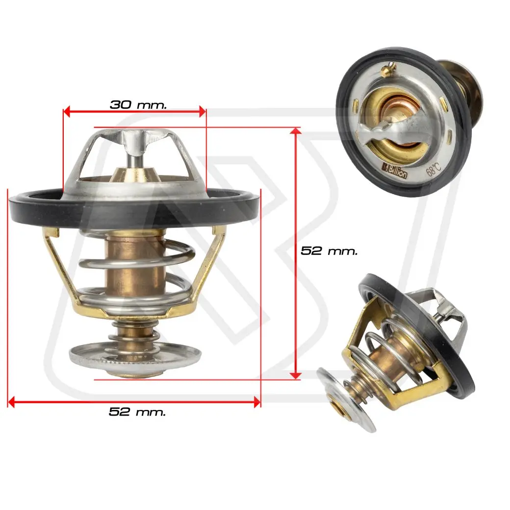 วาล์วน้ำ Billion Thermostat 68° [Part No.90916-03046] สำหรับ Toyota AE100-AE111-4AFE-4AF-3S-5S-2E และ Daihatsu JB