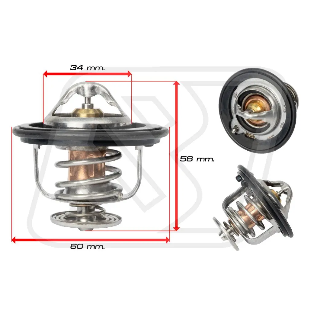 วาล์วน้ำ Billion Thermostat 68°C สำหรับ Honda L / R / D / B-Series [Part No.19301-P08-305]