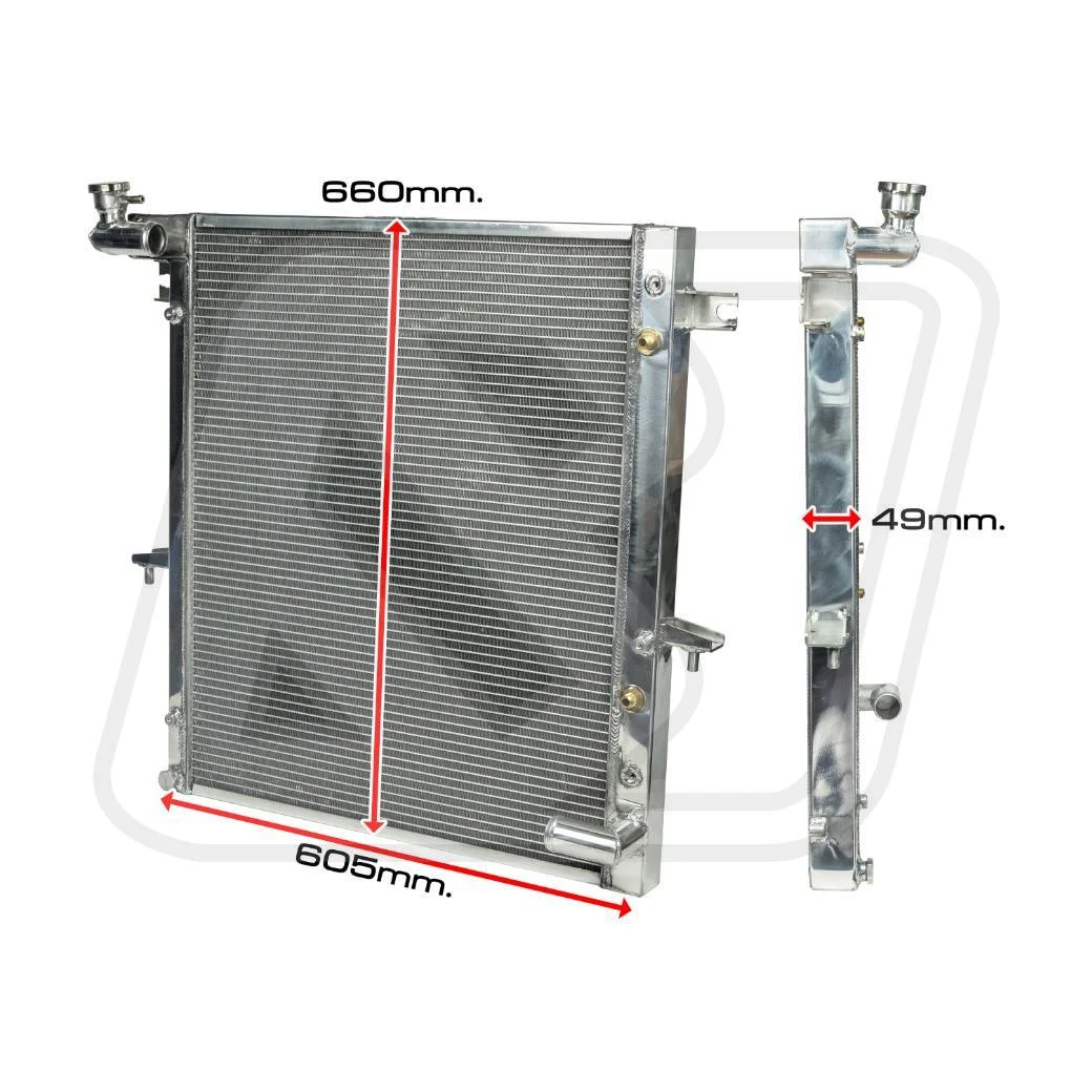 หม้อน้ำอลูมิเนียม Billion 2 ช่องใหญ่ Mitsubishi TRITON L200 หนา 36mm (AT)