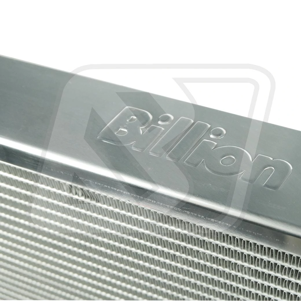 หม้อน้ำอลูมิเนียม Billion 2 ช่องใหญ่ 52mm. Drift/Drag-Series หัวเชื่อม AN20 (MT)