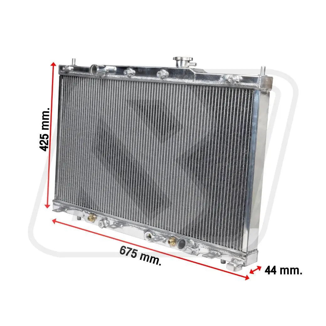 หม้อน้ำอลูมิเนียม Billion 2 ช่องใหญ่ HONDA CR-V RD5 (AT)