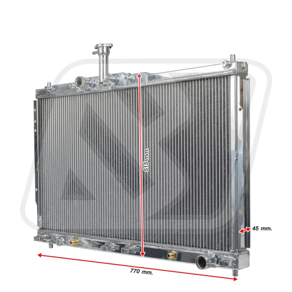 หม้อน้ำอลูมิเนียม Billion 2 ช่องใหญ่ HYUNDAI H1 A1-A2 (08-12 AT)