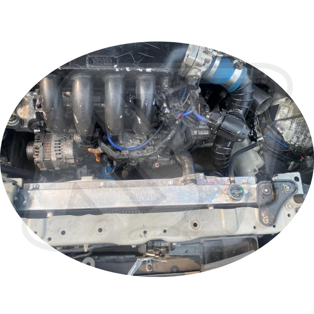 หม้อน้ำอลูมิเนียม Billion 2 ช่องใหญ่ Honda Jazz GK5 (AT)