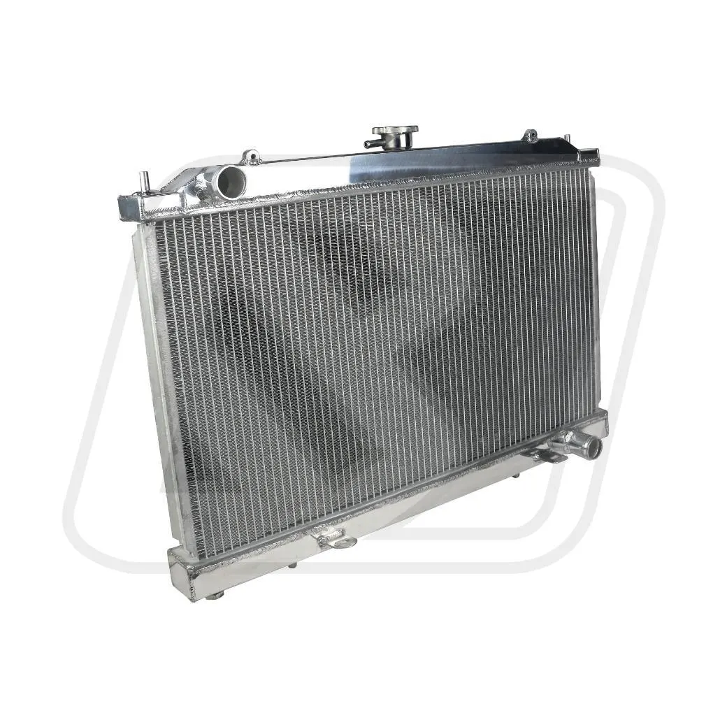 หม้อน้ำอลูมิเนียม Billion 2 ช่องใหญ่ Nissan SR20 S14 S15 (MT)