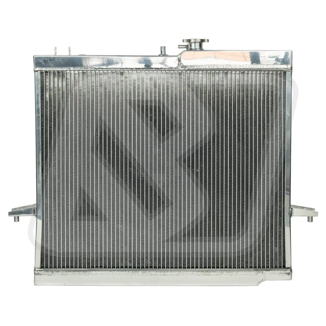 หม้อน้ำอลูมิเนียม Billion 2 ช่องใหญ่ ISUZU D-MAX 2.5L ปี 2006 (AT) หนา 50mm.