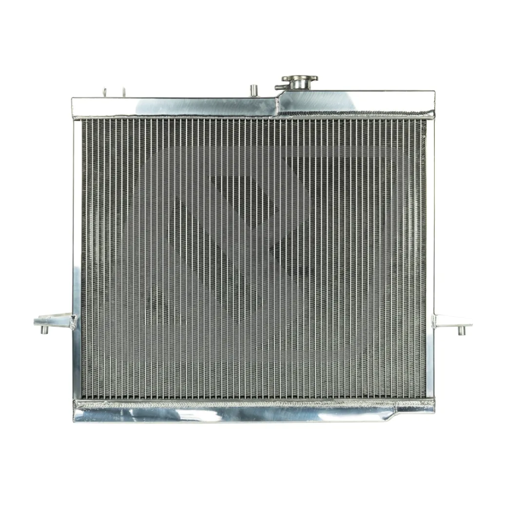 หม้อน้ำอลูมิเนียม Billion 2 ช่องใหญ่ ISUZU D-MAX 2006 2.5L หนา 50mm (MT)