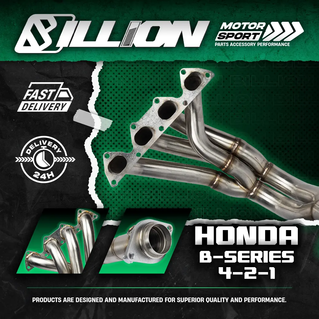 เฮดเดอร์ Billion 4-2-1 ทรง TODA สำหรับ Honda B-Series