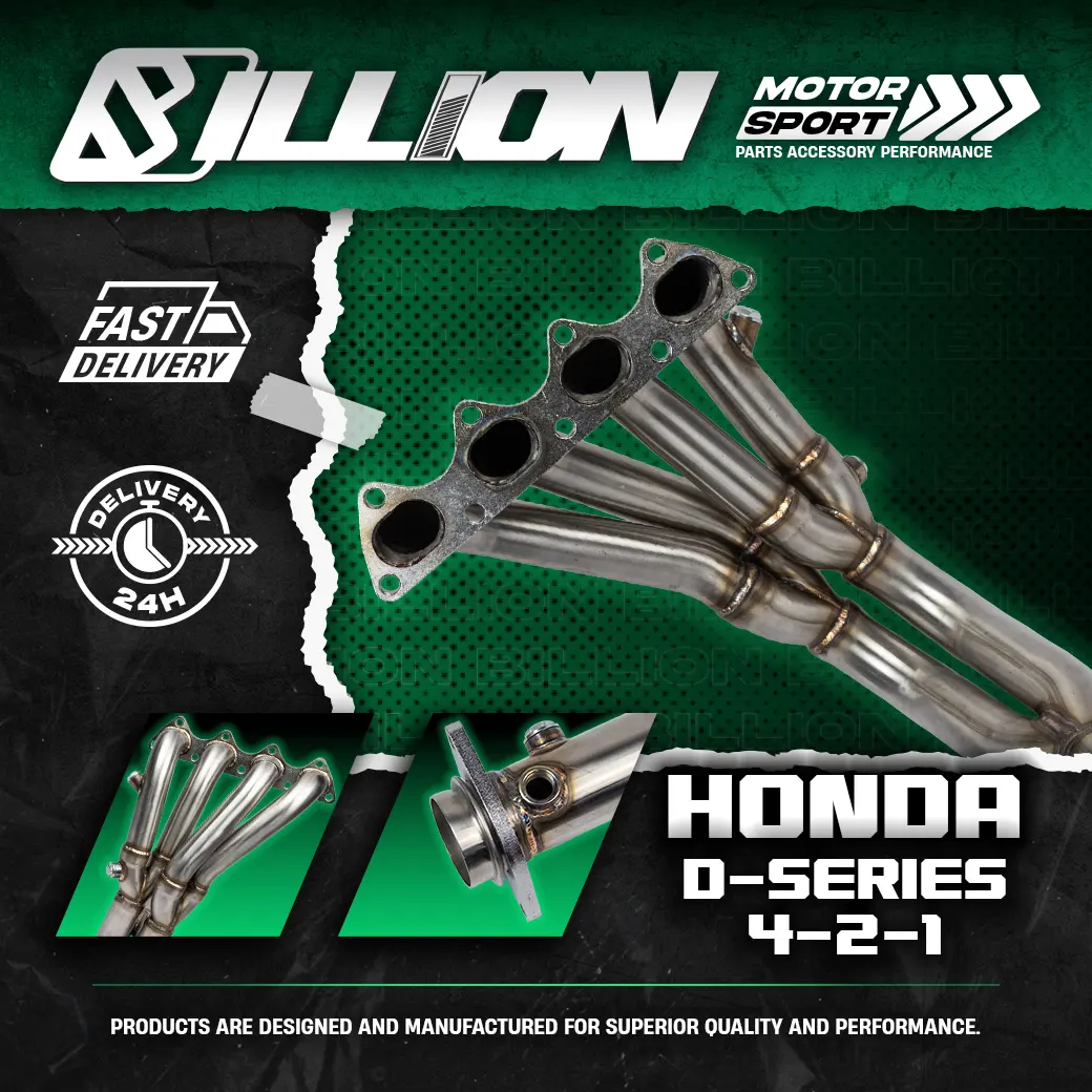 เฮดเดอร์ Billion 4-2-1 ทรง TODA สำหรับ Honda D-Series