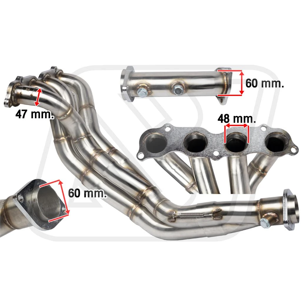 เฮดเดอร์ Billion 4-2-1 Tri-Y สำหรับ Honda DC5 K20