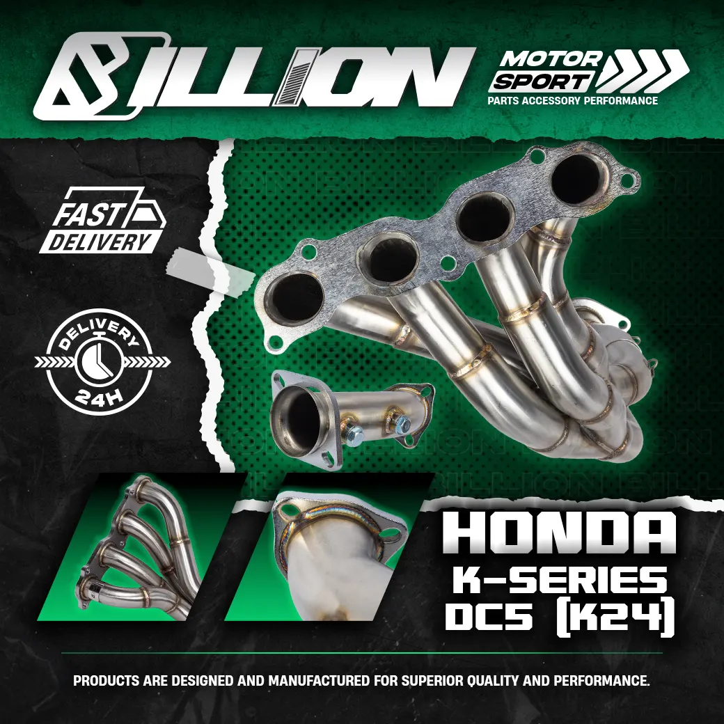 เฮดเดอร์ Billion 4-2-1 Tri-Y สำหรับ Honda DC5 K24
