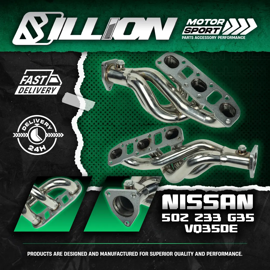 เฮดเดอร์ Billion สำหรับ Nissan 350Z Z33 G35 VQ35DE