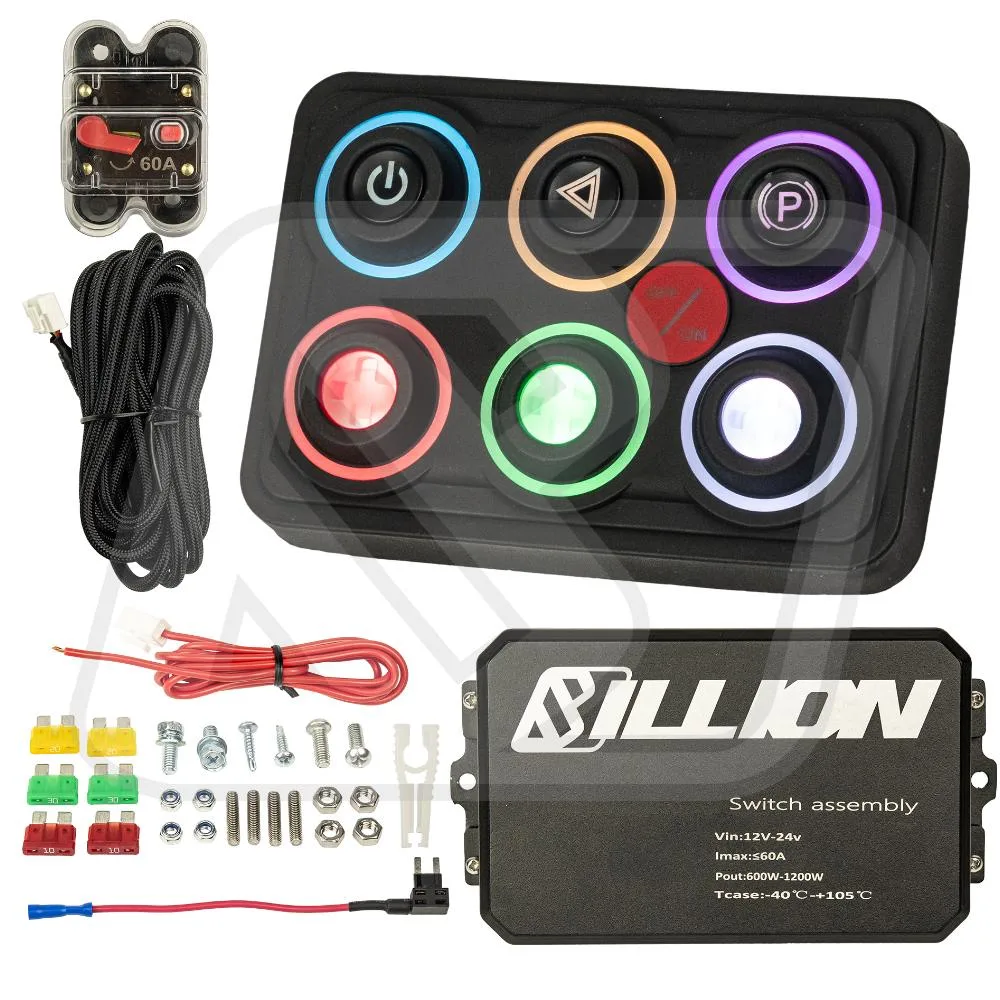 แผงสวิตช์ไฟ Billion RGB Master Switch (6-Button)