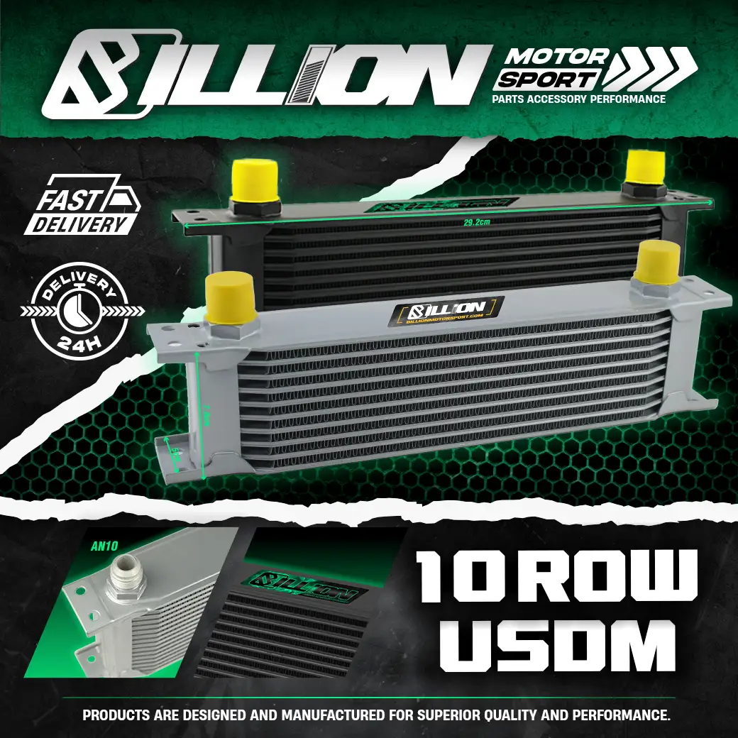 แผงออยคูลเลอร์ Billion USDM AN10 10Row Black