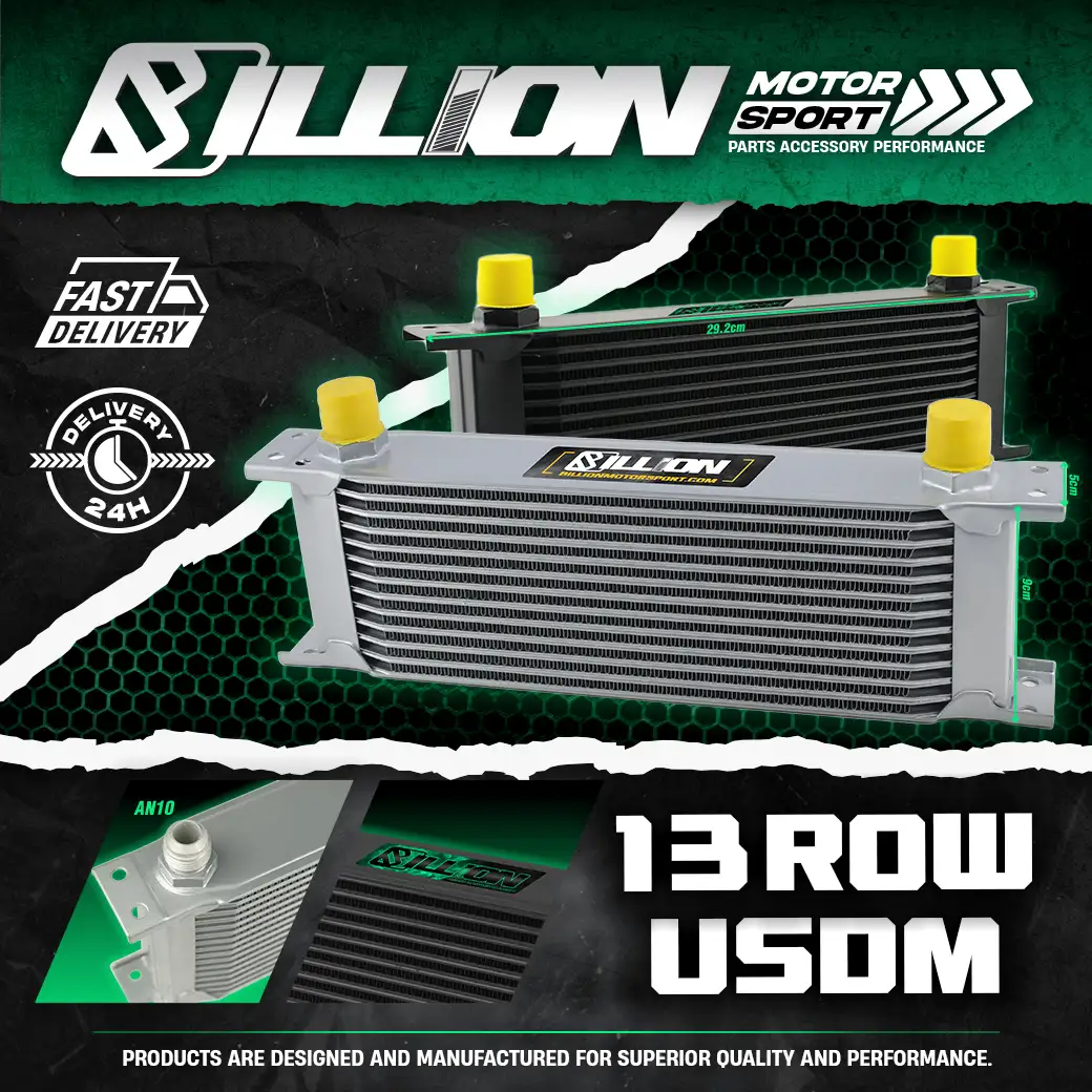 แผงออยคูลเลอร์ Billion USDM AN10 13Row Silver