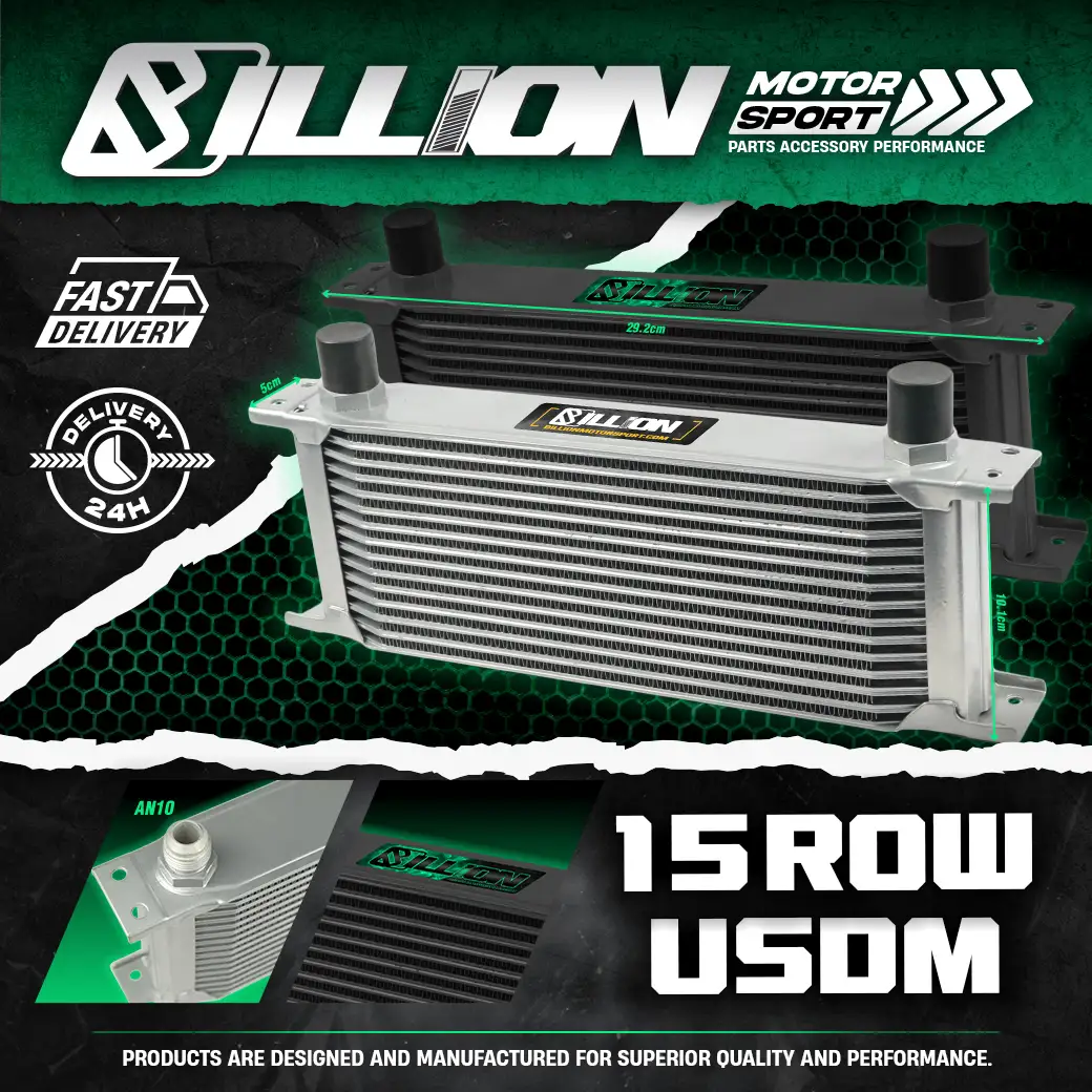 แผงออยคูลเลอร์ Billion USDM AN10 15Row Silver