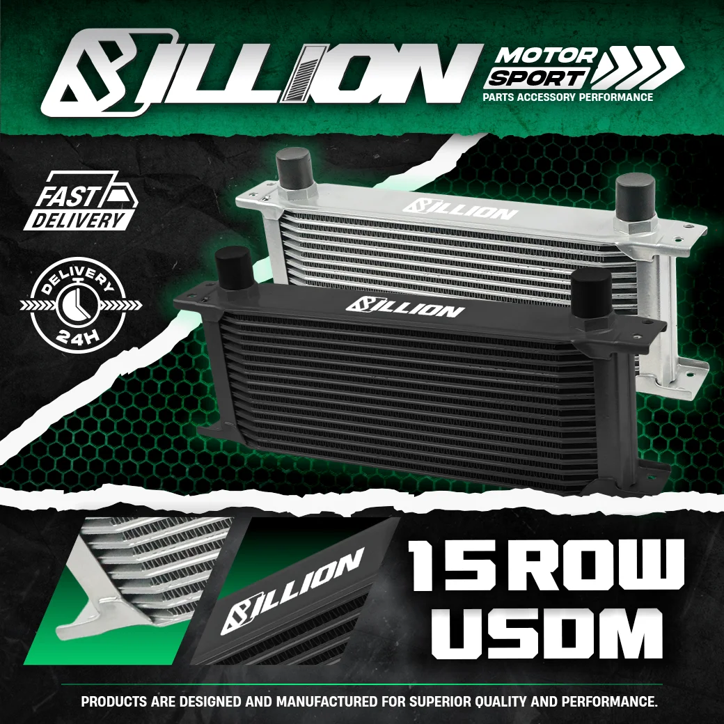 แผงออยคูลเลอร์ Billion USDM AN10 15Row Silver