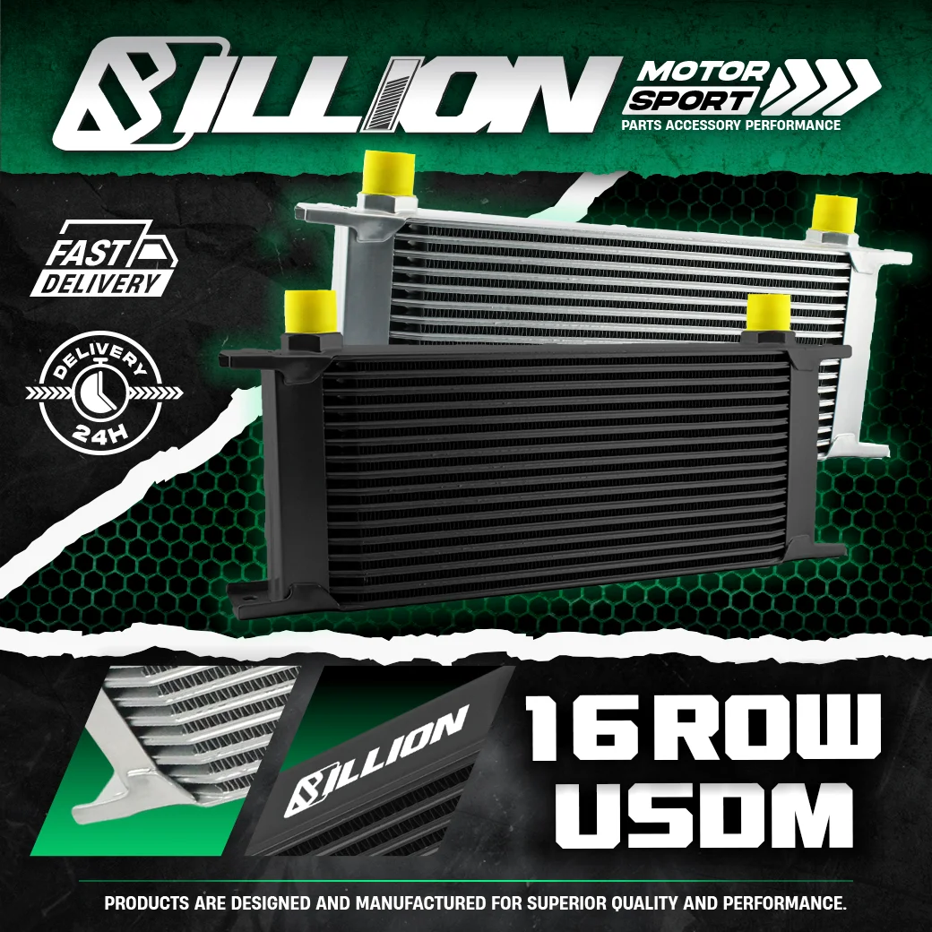 แผงออยคูลเลอร์ Billion USDM AN10 16Row Silver