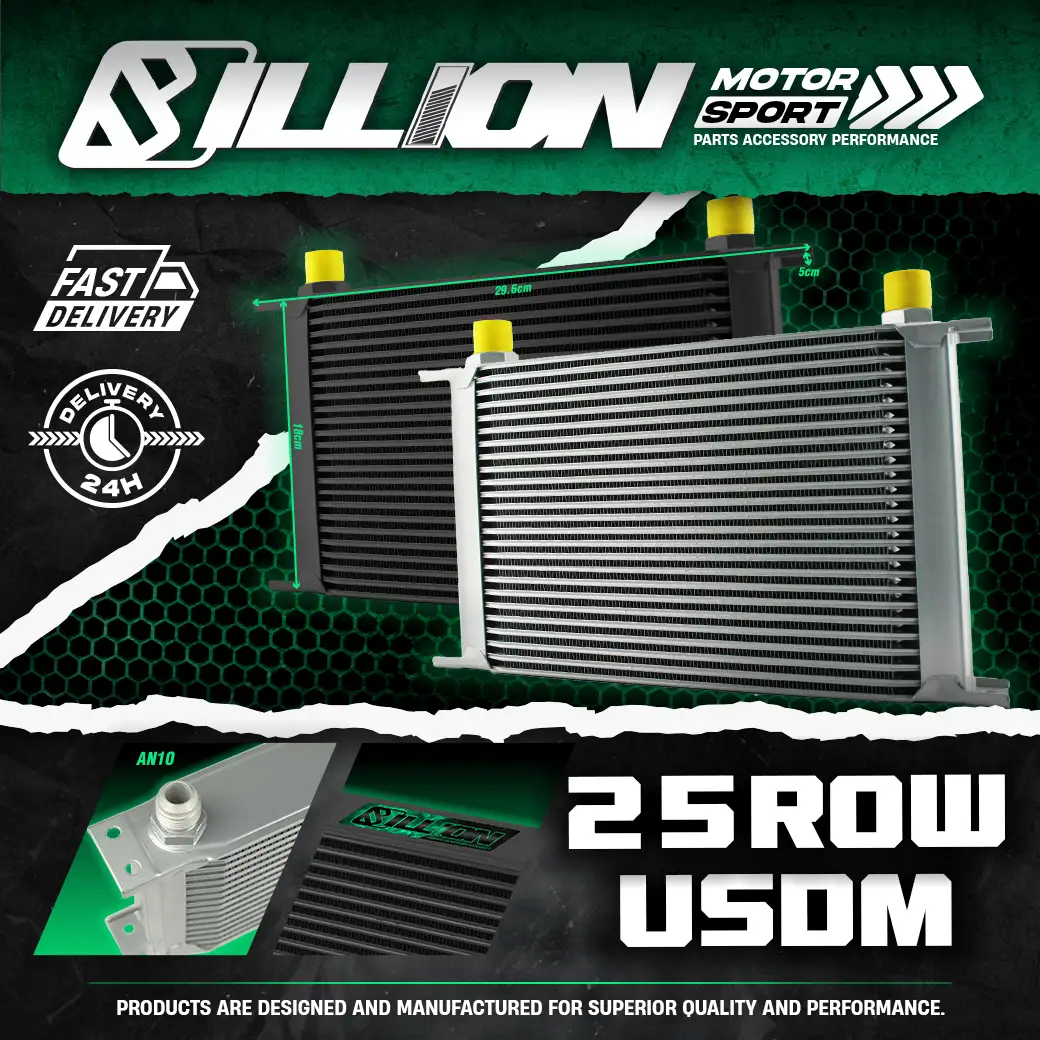 แผงออยคูลเลอร์ Billion USDM AN10 25Row Silver