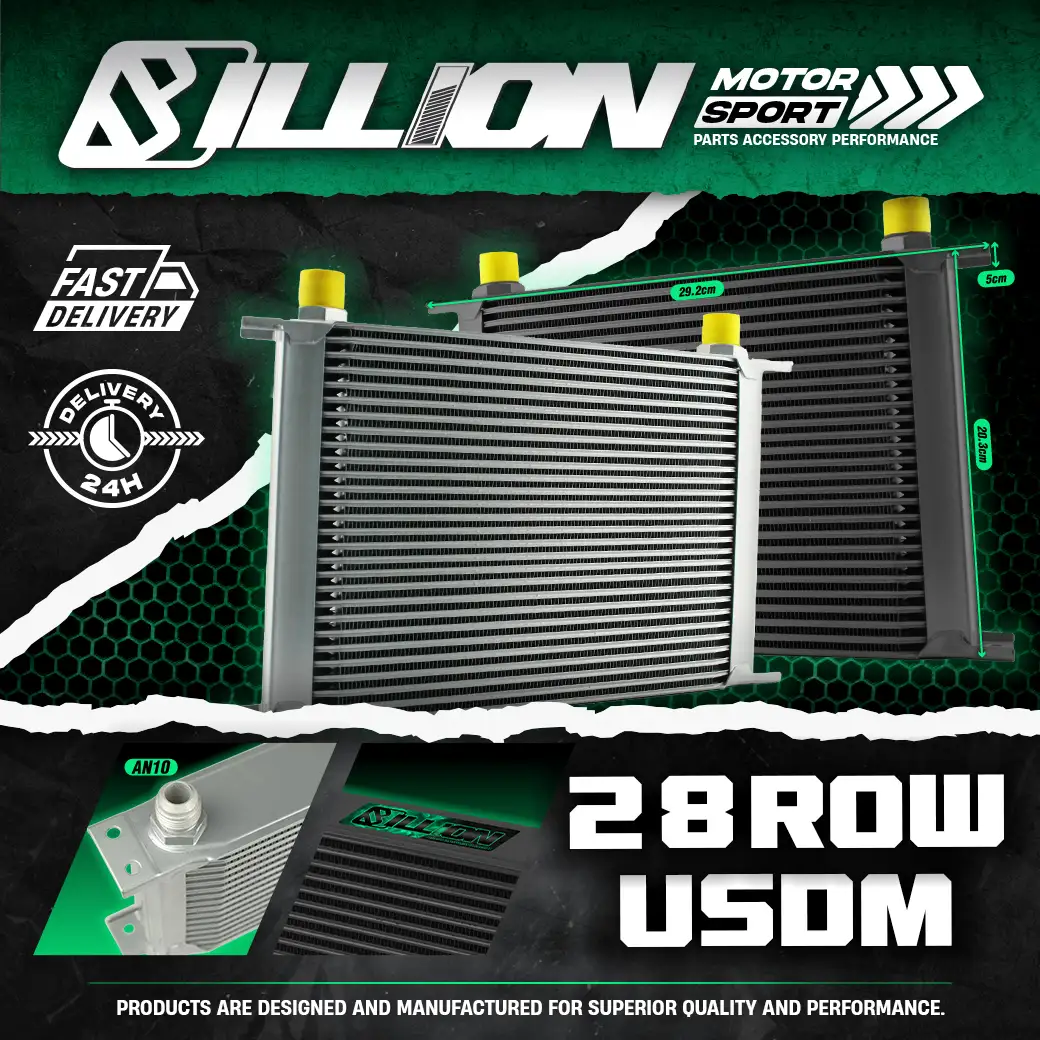 แผงออยคูลเลอร์ Billion USDM AN10 28Row Silver