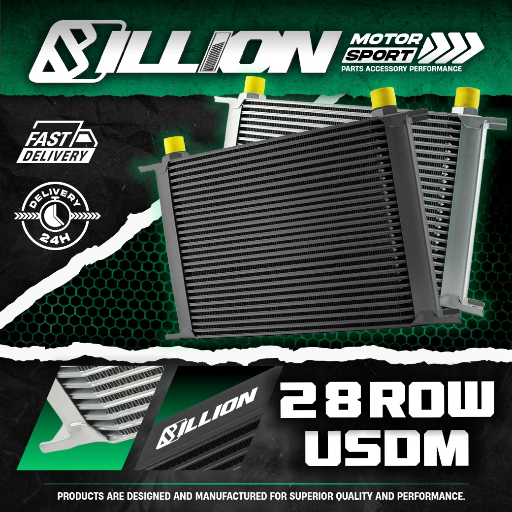 แผงออยคูลเลอร์ Billion USDM AN10 28Row Silver