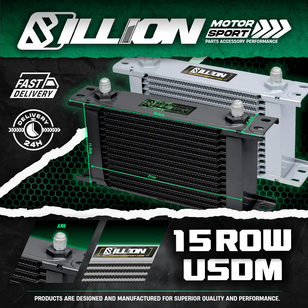 แผงออยคูลเลอร์ Billion USDM AN6 256mm 15Row Silver
