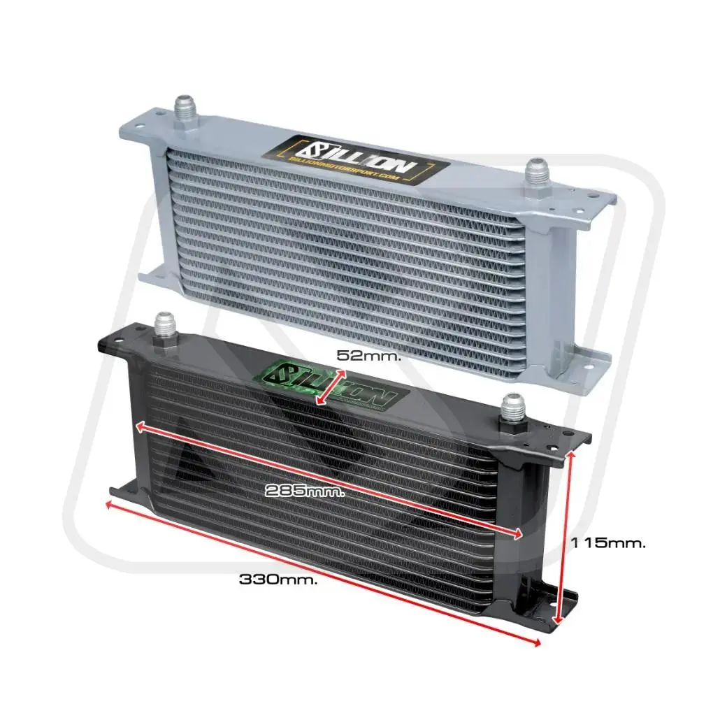 แผงออยคูลเลอร์ Billion USDM 15ROW AN6 ขนาด 330mm SILVER