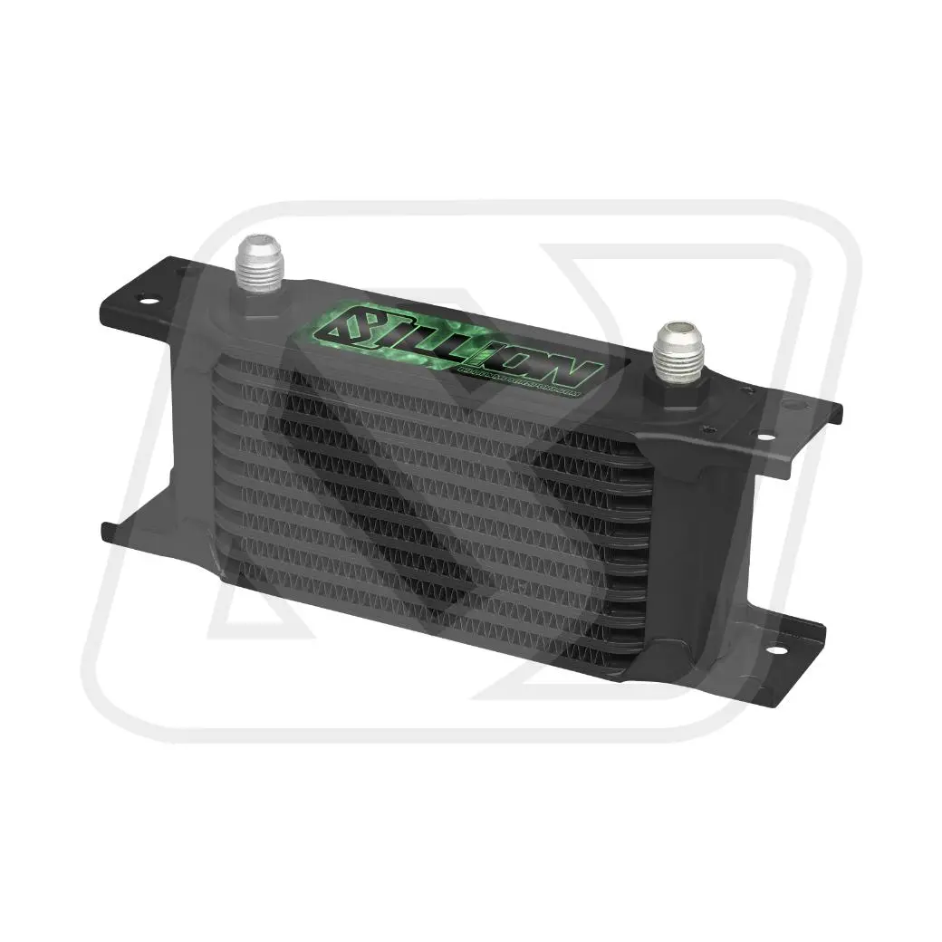 Oil Cooler แผงออยคูลเลอร์ Billion USDM Mini AN6 210mm. 10Row BLACK