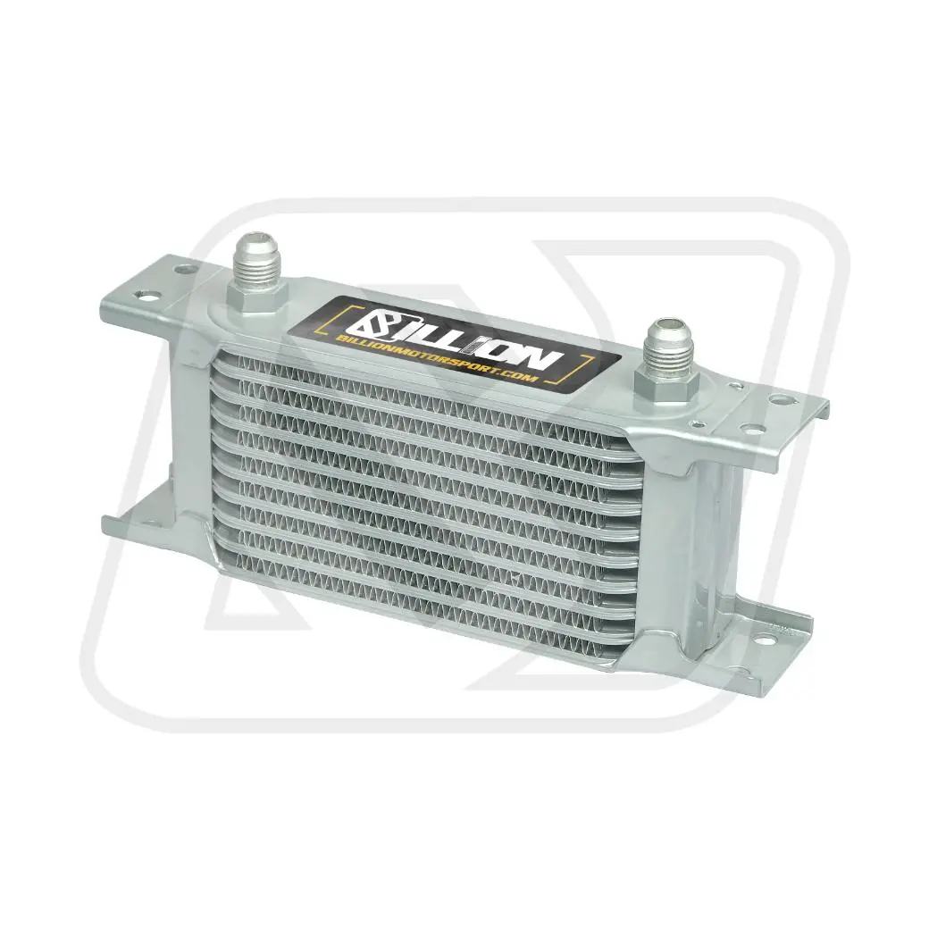 Oil Cooler แผงออยคูลเลอร์ Billion USDM Mini AN6 210mm.10Row SILVER