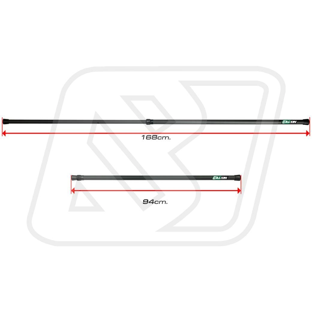 ไม้ค้ำฝากระโปรง Billion Carbon 94-168 cm. (แบบเงา)